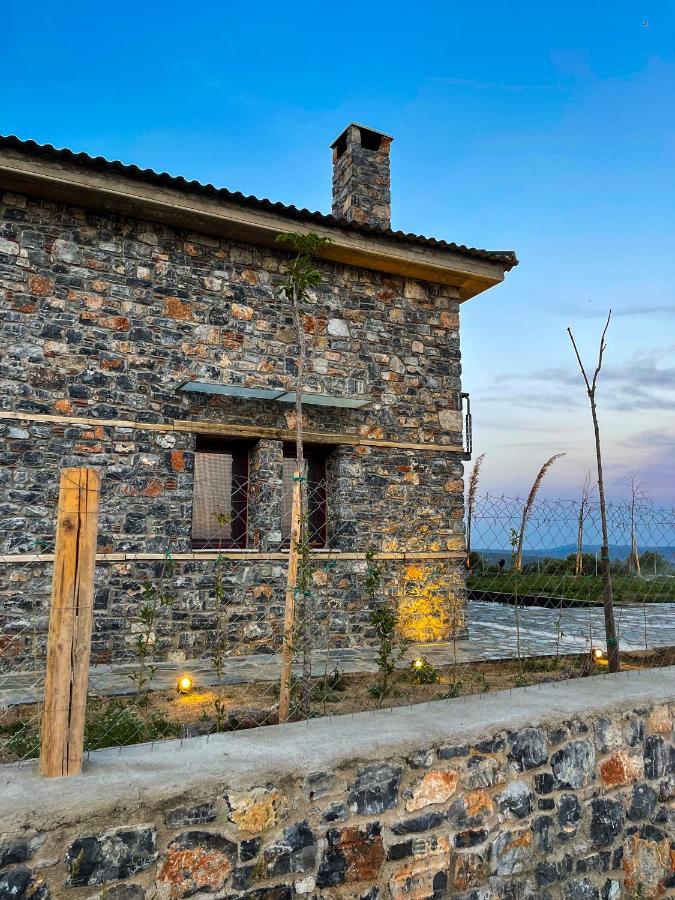 Modern Stone Villas With Swimming Pool Alivéri Kültér fotó